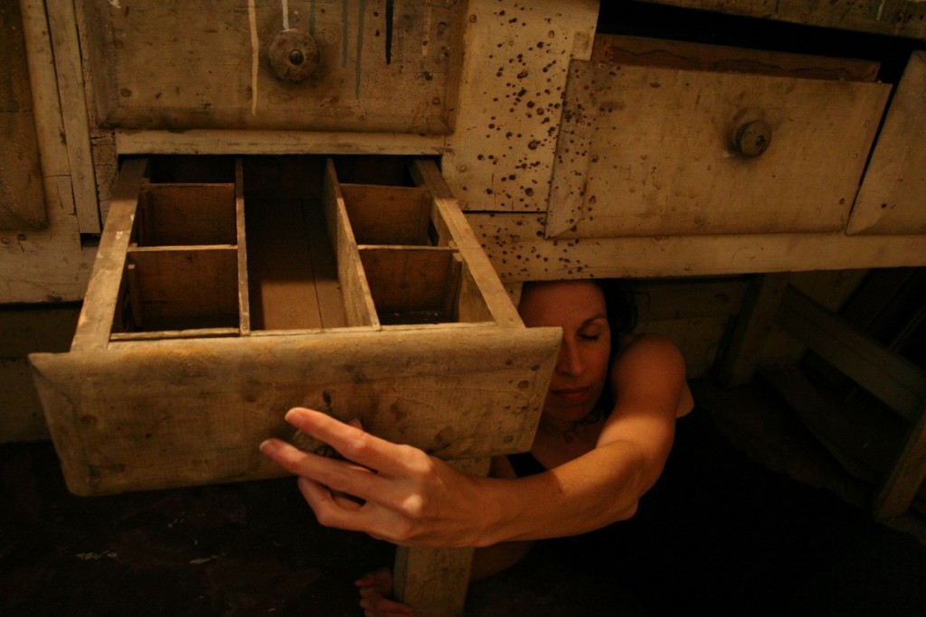 under desk