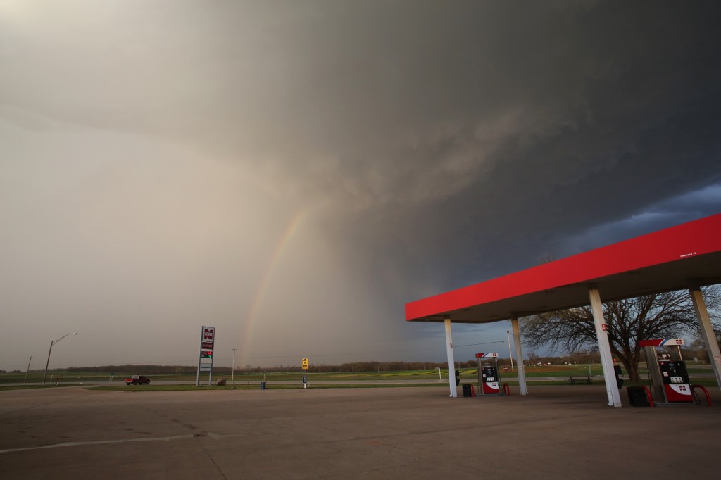 gas station